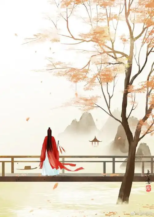 古风美女背影壁纸青衫烟雨客似是故人来