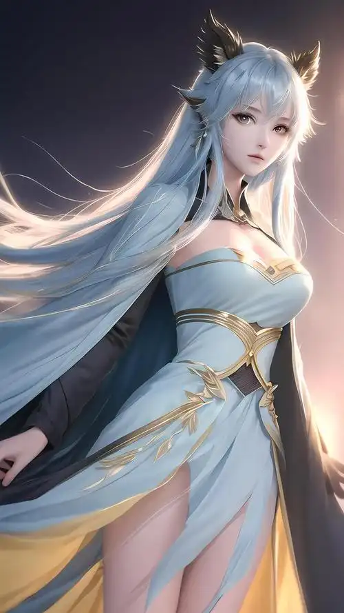 动漫壁纸#蓝衣恶魔少女,喜欢的赶紧下载保存成为你的壁纸吧.