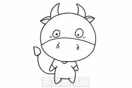 简笔画牛的画法最简单可爱简笔画牛的画法最简单可爱卡通