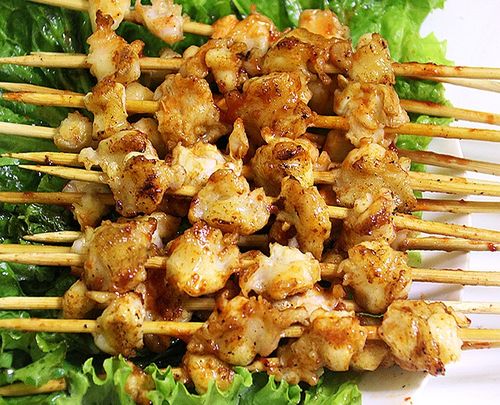 鸡软骨串 烧烤串20/40/60串 掌中宝串bbq烧烤油炸小吃食材鸡脆骨鸡关