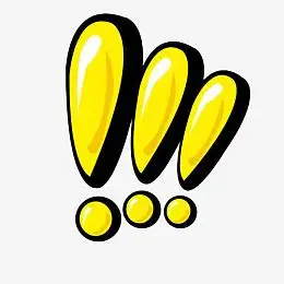 注意事项牌子pngpsdpng手绘卡通惊讶人物pngpng卡通叹号和问号表情png