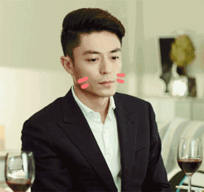 霍建华眼神发呆喝酒gif动图_动态图_表情包下载_soogif