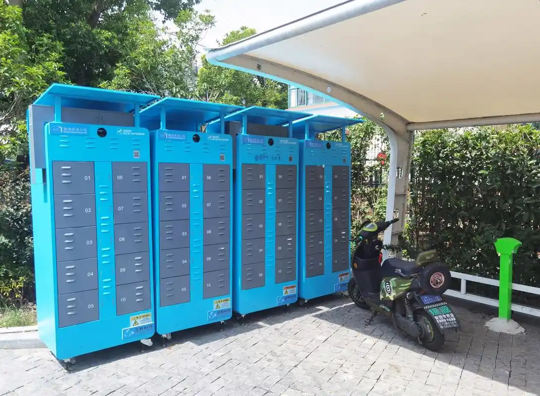 全区首推电动车智能换电柜 让电动车充电像手机充电宝一样方便