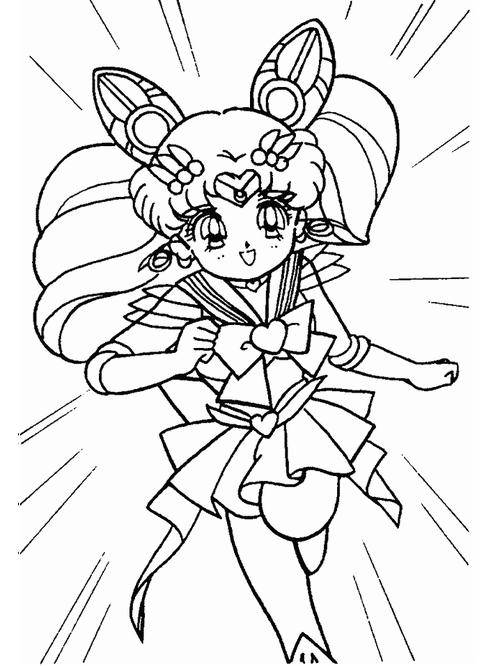 美少女简笔画图片大全