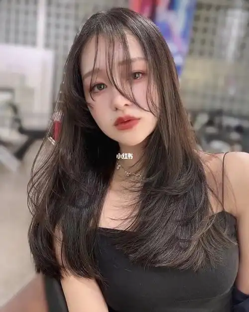 氛围感c型内扣烫发