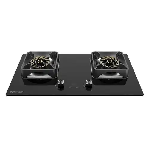 百得(best) q917b钢化玻璃燃气灶 天然气灶 家用双眼灶 大火力灶具