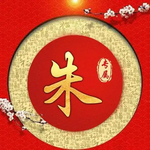 精美中国风百家姓图像定制,高端大气上档次,微信qq换上新头像吧