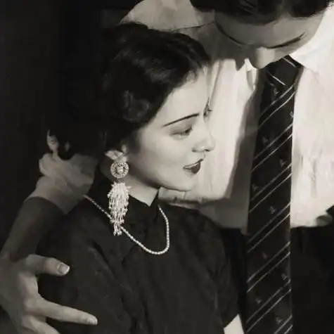 情头民国风复古情侣头像