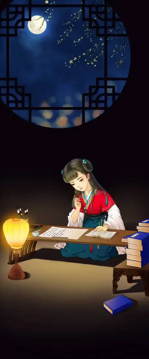 古风美人图:只愿君心似我心,定不负相思意