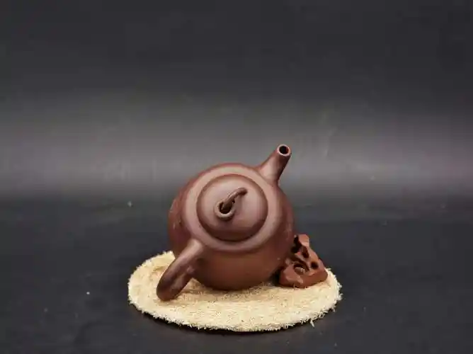 卢小伟本山紫泥纯手工精美刻绘曼生葫芦紫砂壶