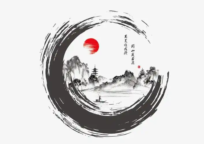 中国风水墨画设计