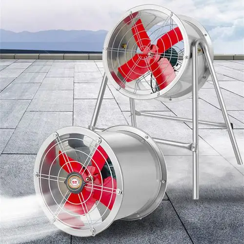 工业排气扇圆筒管道轴流岗位式风机强力换气扇排风扇厨房抽油烟机