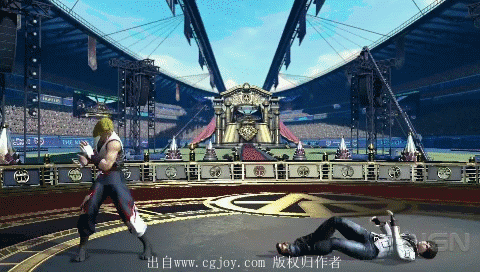 拳皇14 部分动画特效演示gif-游戏动画交流 - powered by discuz!