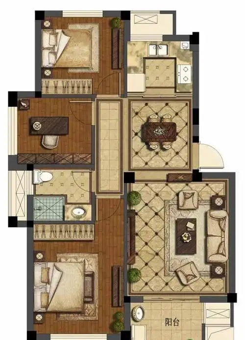 东方和园东方和园g-90㎡3房2厅1卫_东方和园户型图-舟山搜狐焦点网