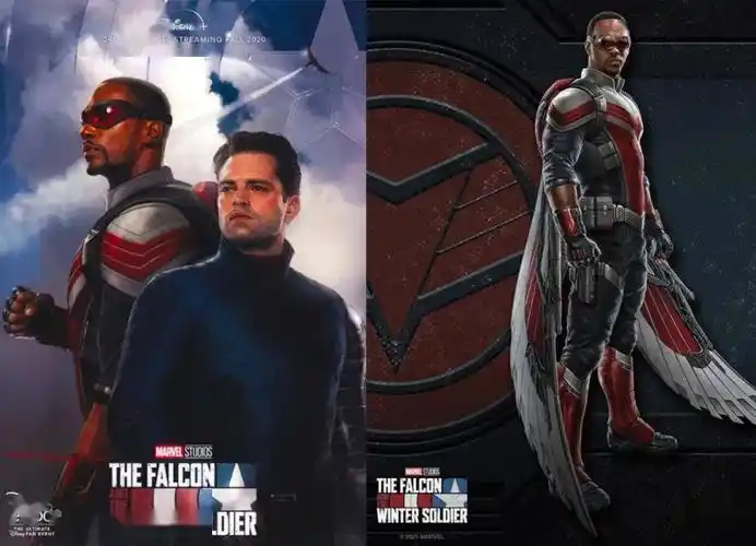 新"美队"瞩目,《猎鹰与冬兵》造型图更新