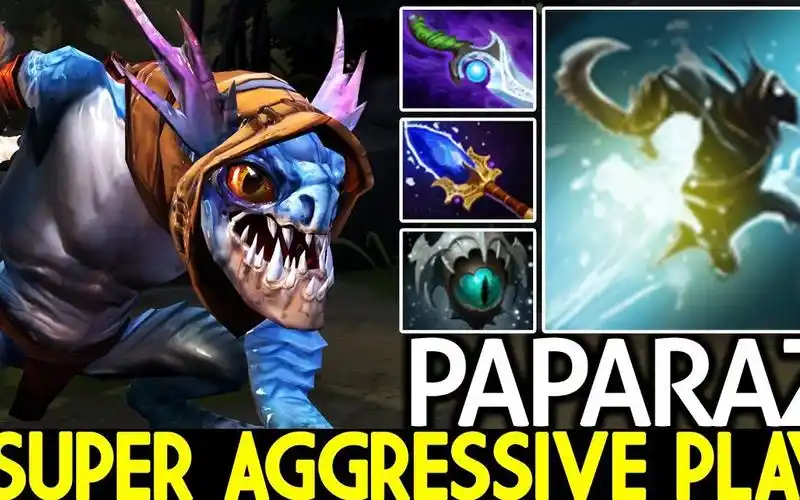 【dota2】paparazi 散失神杖冰眼 如此充满侵略性的小鱼人 by dota2