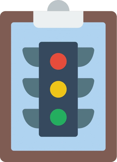 traffic rules document icon