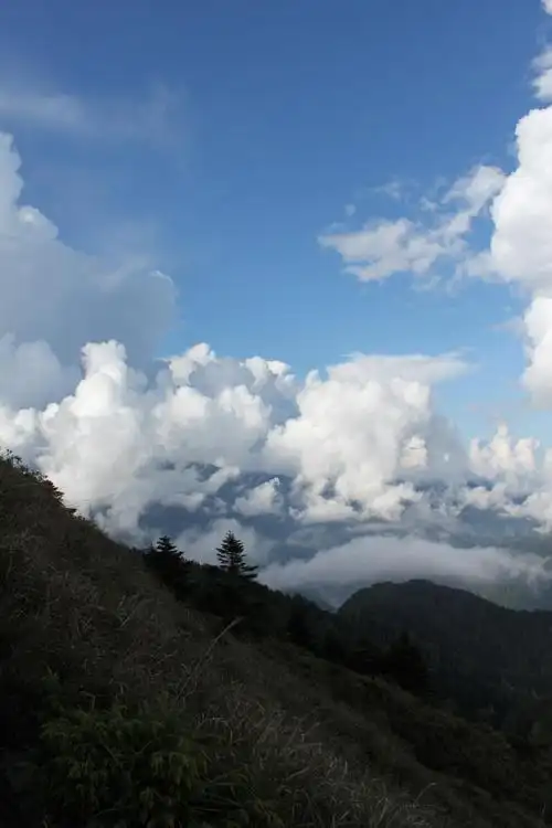 高山,白云,台湾