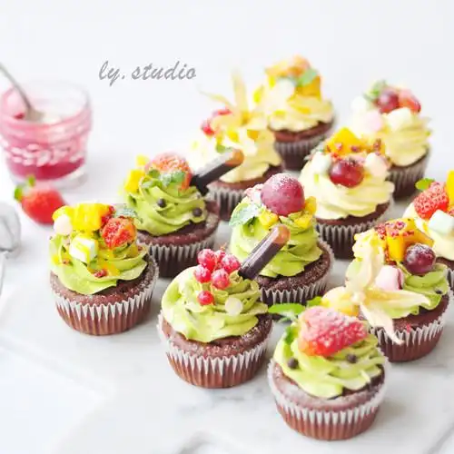 麓屿 甜品台奶油杯子蛋糕 cupcake纸杯私房生日蛋糕下午茶 厦门_7折