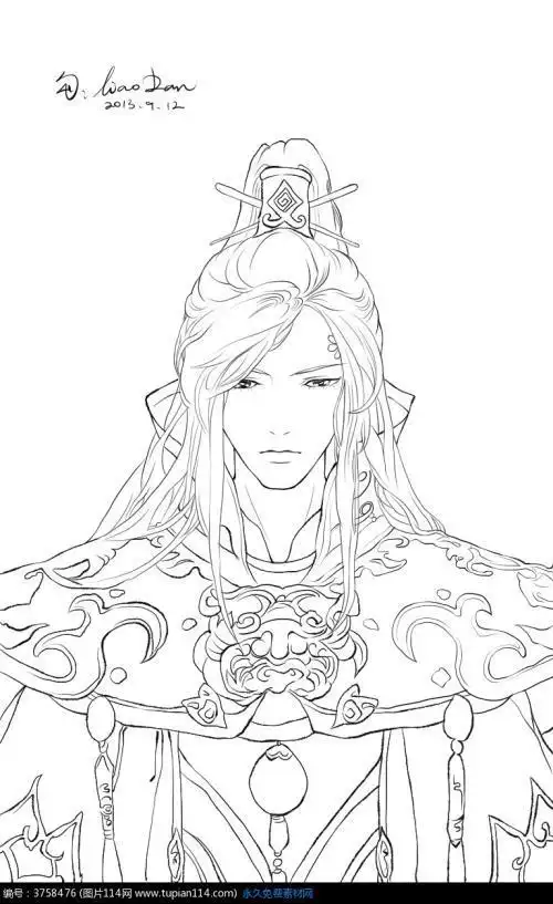 古代男子简笔画古代男子简笔画帅气