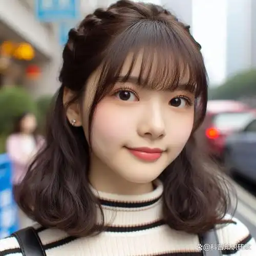 以下是一些适合圆脸短发的卷发建议