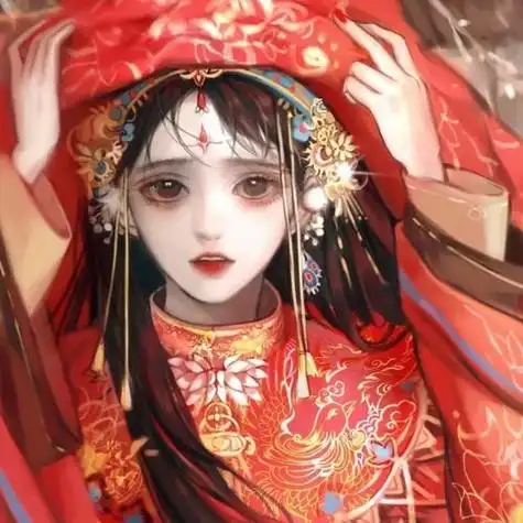 古风情头闺蜜系列壁纸头像红尘千丈诉不尽繁花似锦