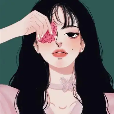 二次元手绘唯美女头_卡通动漫头像_我要个性网