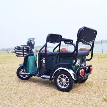 信步16新款bs-518三轮休闲电动车老年代步电瓶车三人座500w电机