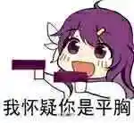 我怀疑你是平胸表情包 - 日常表情包