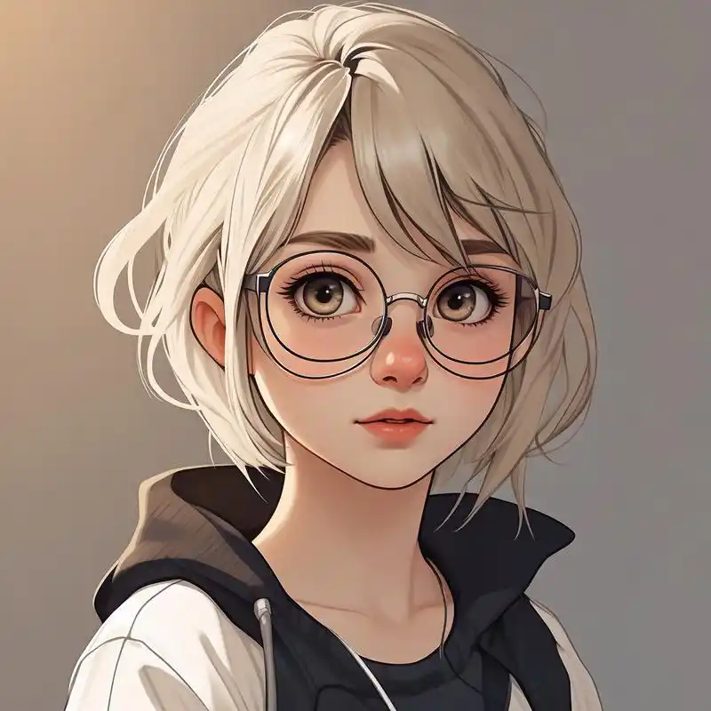 戴眼镜的卡通头像来啦93 谁能拒绝戴眼镜的卡通头像呢,各种风格应有