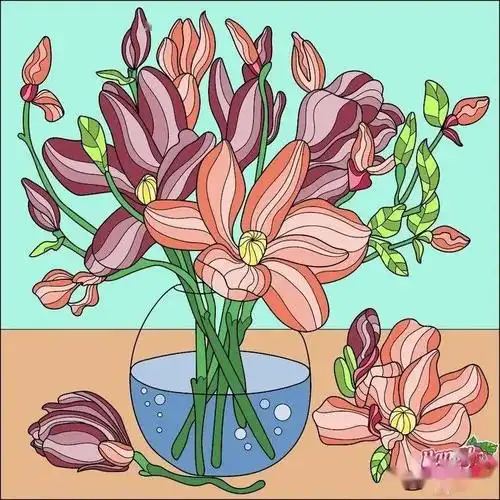 15张漂亮的色彩装饰画这样的配色太美啦