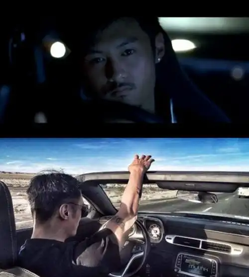 余文乐从那个开gt-r32的"夜之子中里毅"已经变为更加成熟的"6叔",车