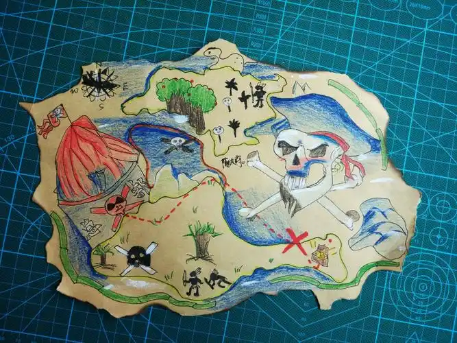 漫画班第14轮作品《海盗的藏宝图》