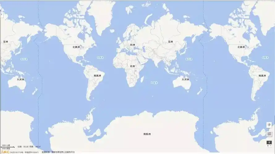 常见的世界地图上,为什么南极洲看起来面积比亚洲欧洲非洲都大