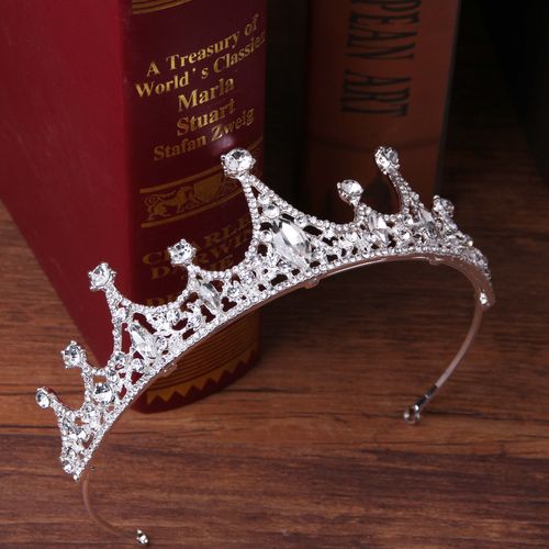 巴洛克皇冠头饰新娘结婚礼服配饰成人礼女十八岁生日公主王冠大气