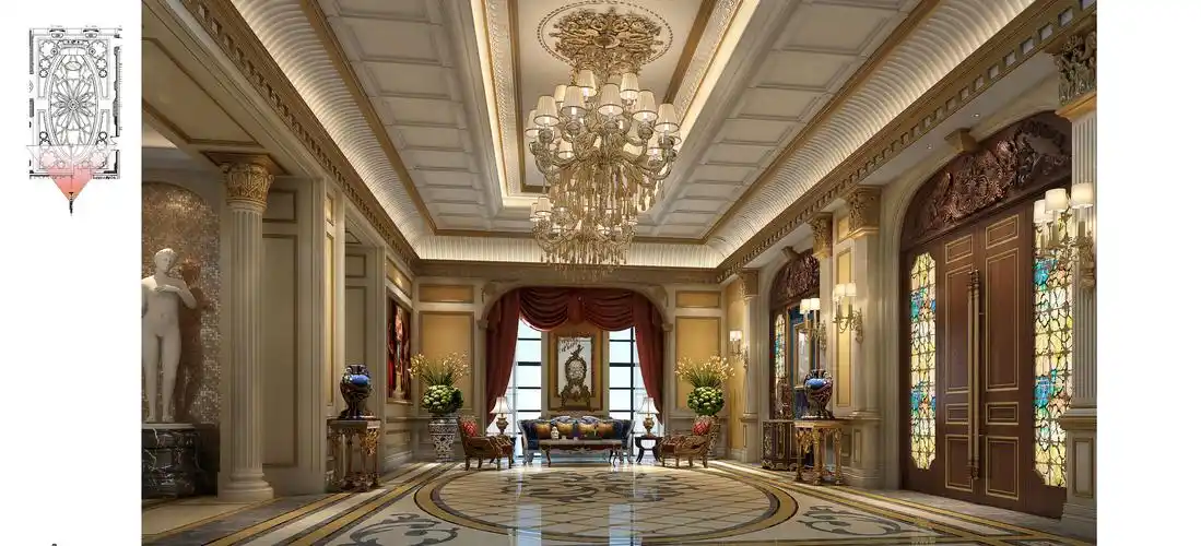 贵阳花果园两套欧式豪宅方案效果图-超清