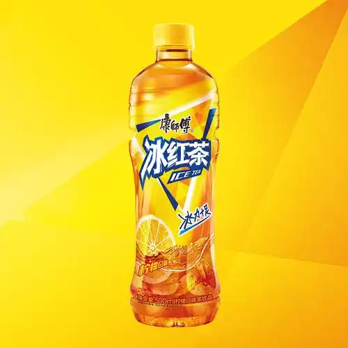 康师傅 冰红茶柠檬味500ml*15瓶 整箱 柠檬茶饮料