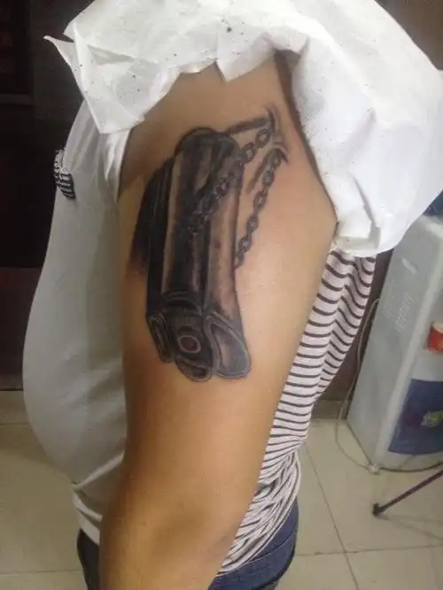 棺材_纹身图案手稿图片_韩震的纹身作品集