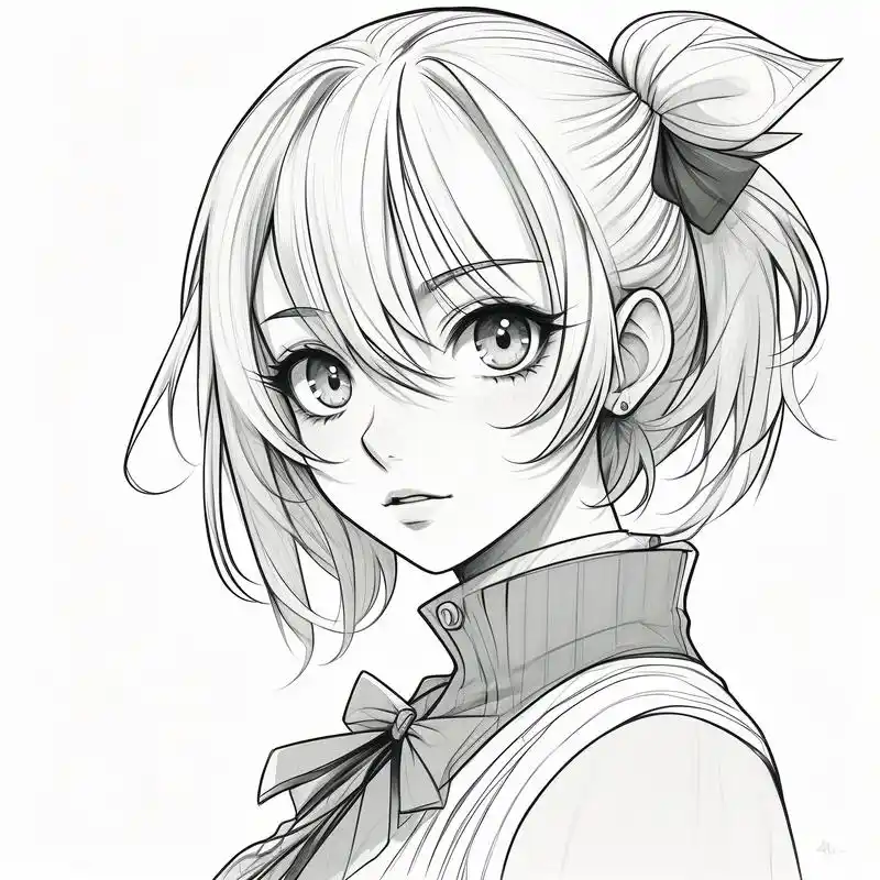 动漫头像黑白可爱系列🎨✨