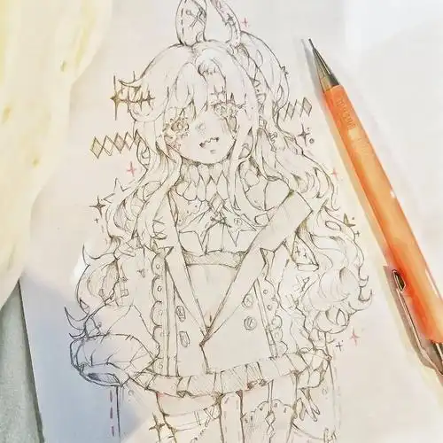 马克笔手绘超美的动漫手绘