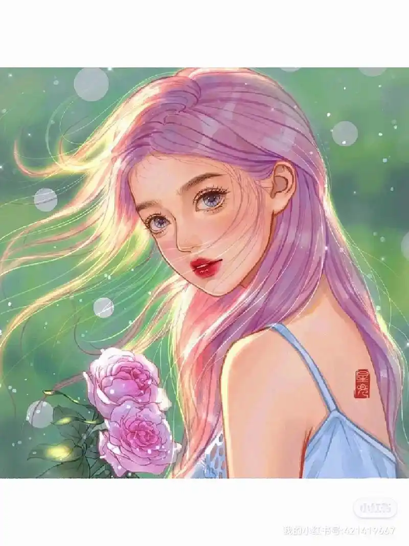 关晓彤漫画头像,谁要快来拿?