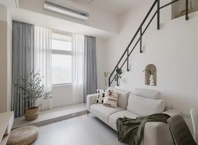 50平loft小公寓装修翻新完毕,老婆说给豪宅也不换