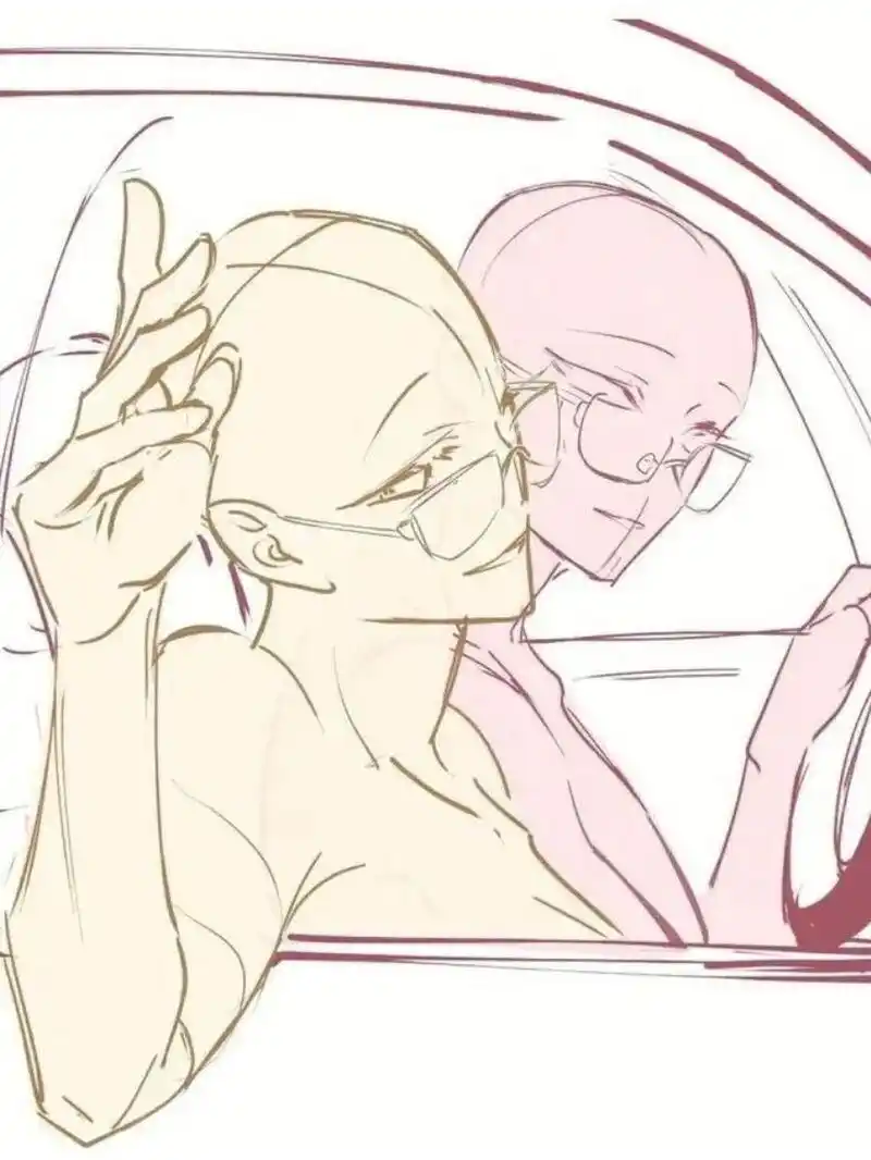 绘画素材丨双人情侣互动线稿素材❗️ 今天给大家分享一个有意思