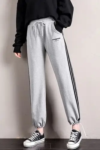 运动裤女宽松夏季