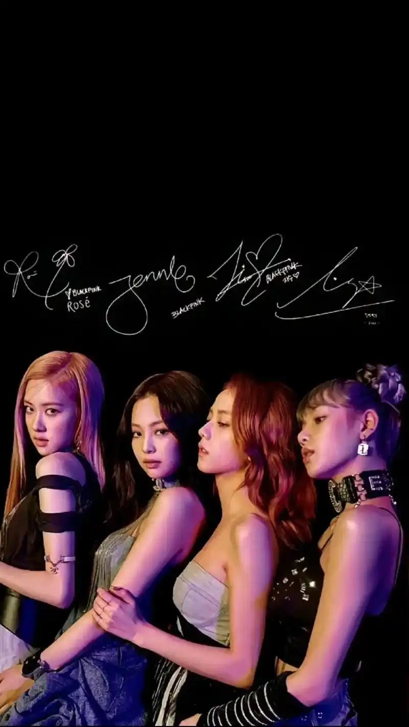 blackpink成员合照 #粉墨登场      手机壁纸 - 抖音