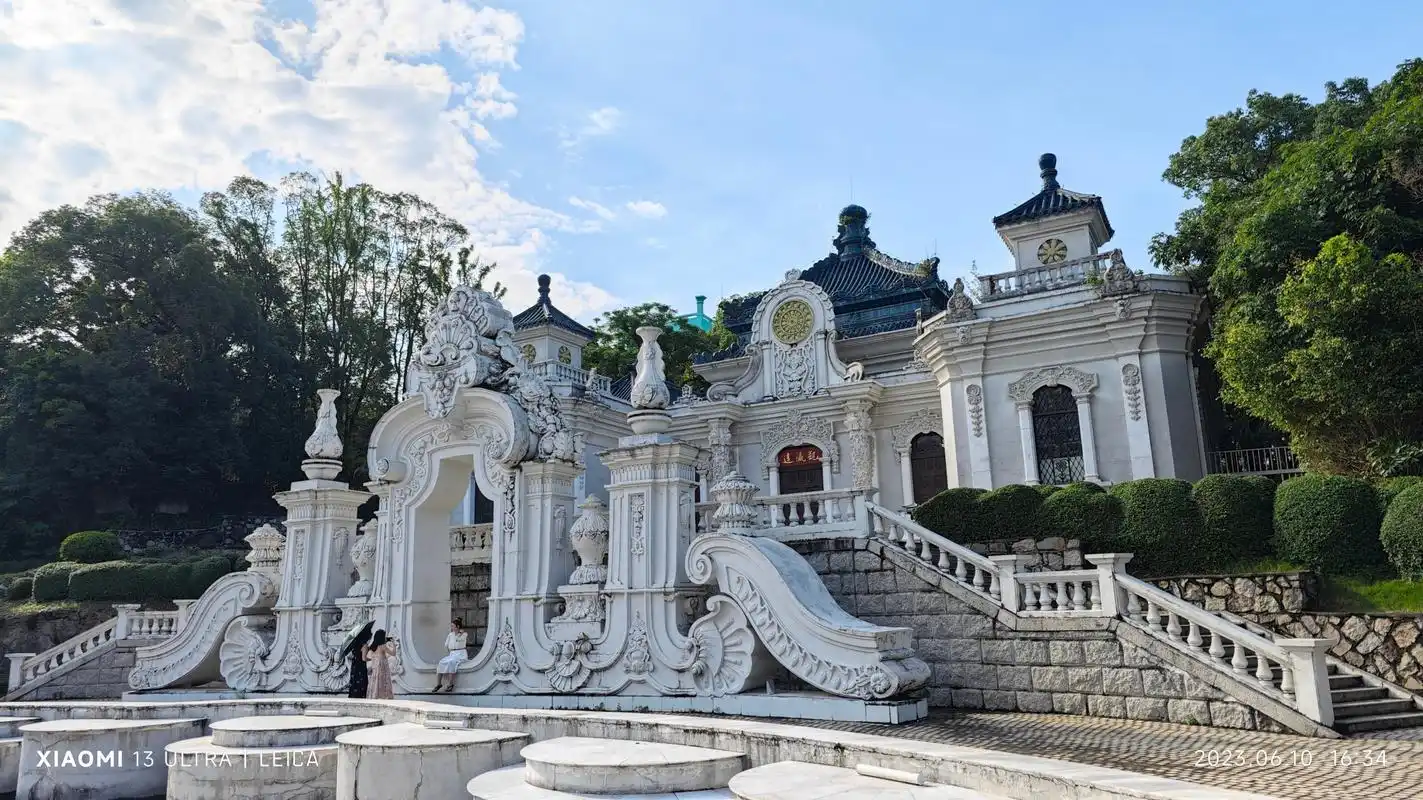 珠海,圆明新园  圆明园的大水法和远瀛观, 在珠海圆明新园得以复现