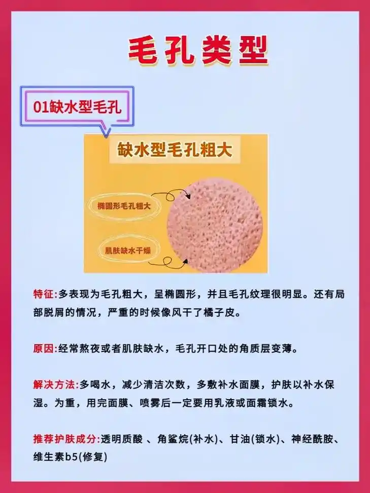 分清4种毛孔类型,选对正确的护肤方式!#创作灵感 新手护肤指 - 抖音