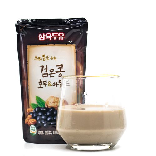 韩国三育豆奶 黑豆核桃扁桃仁豆奶 195ml 袋装 (759) 单个