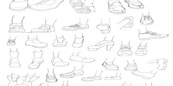 鞋子的画法简单又好看