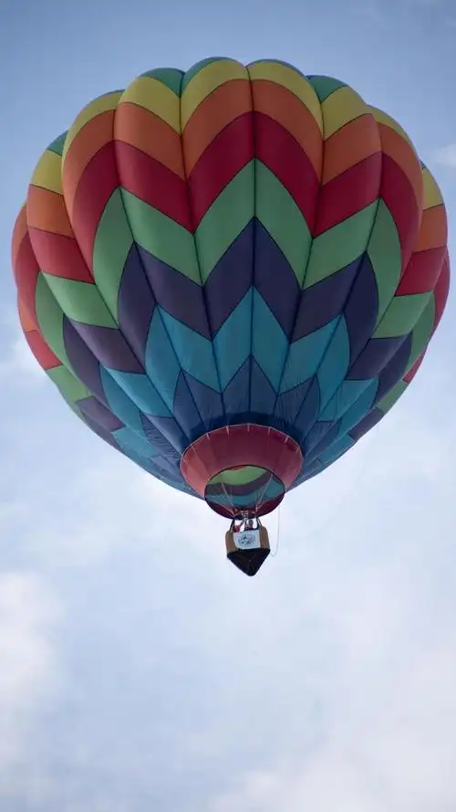 浪漫唯美的热气球风光